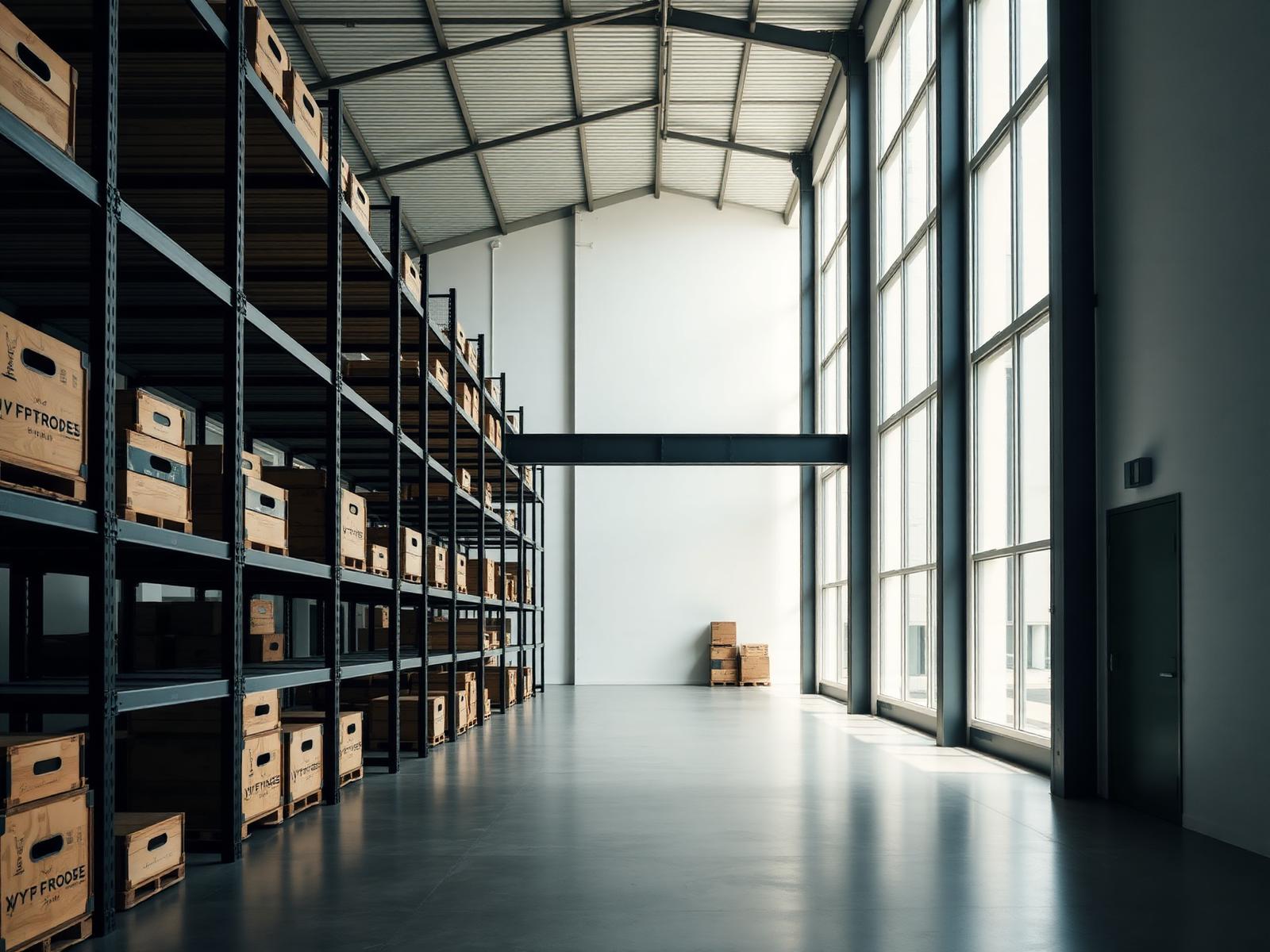 A quiet warehouse of goods